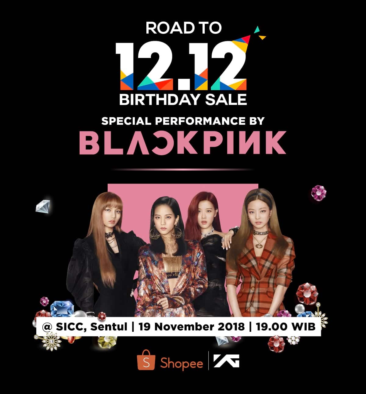 BLACKPINK Akan Memeriahkan Acara "Birthday Sale" Shopee Di Bogor