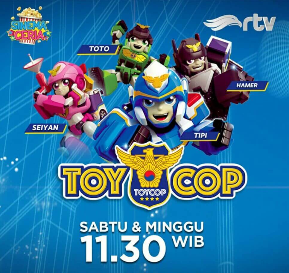 Serial Toy Cop Tayang di  RTV  Aksi Para Mobil  Polisi Mainan