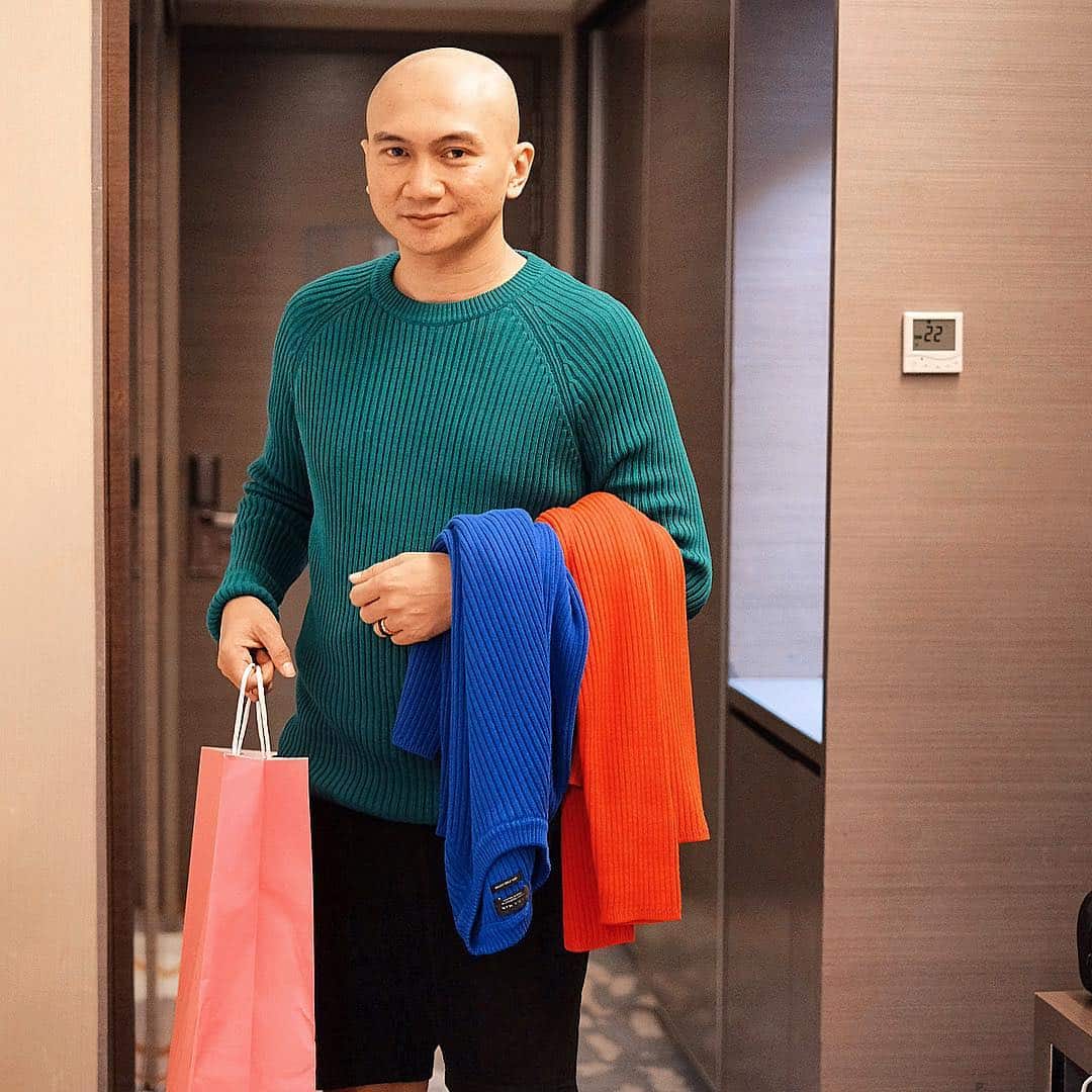 anji suka dengan tampilannya serang tanpa rambut