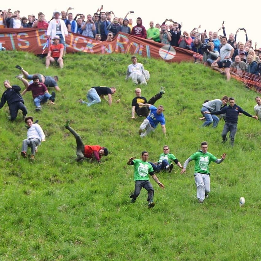 Cheese Rolling Race
