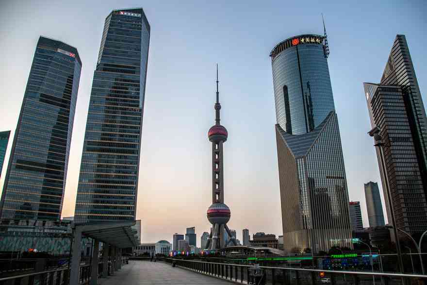 Potret Suasana Kota Shanghai Pasca Wabah Virus Corona, Bagaikan Kota Tak Berpenghuni