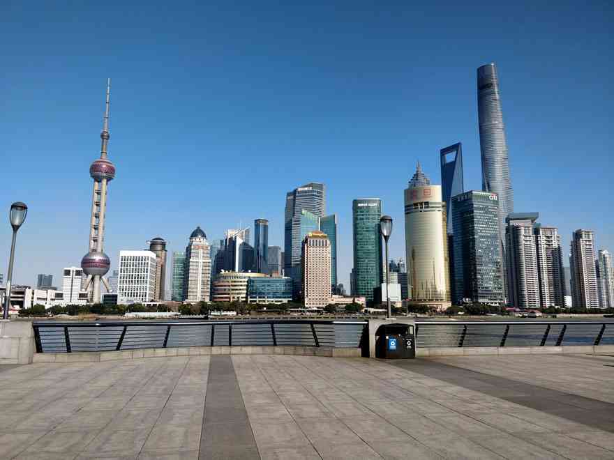 Potret Suasana Kota Shanghai Pasca Wabah Virus Corona, Bagaikan Kota Tak Berpenghuni