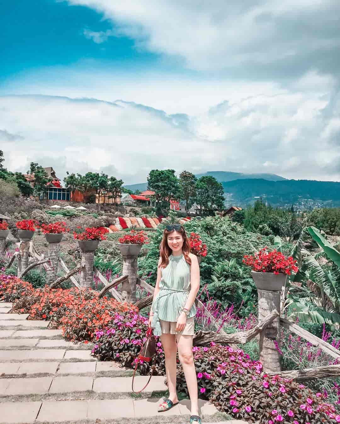  Rainbow  Garden Lembang Taman  Bunga  Warna Warni Ala Pelangi