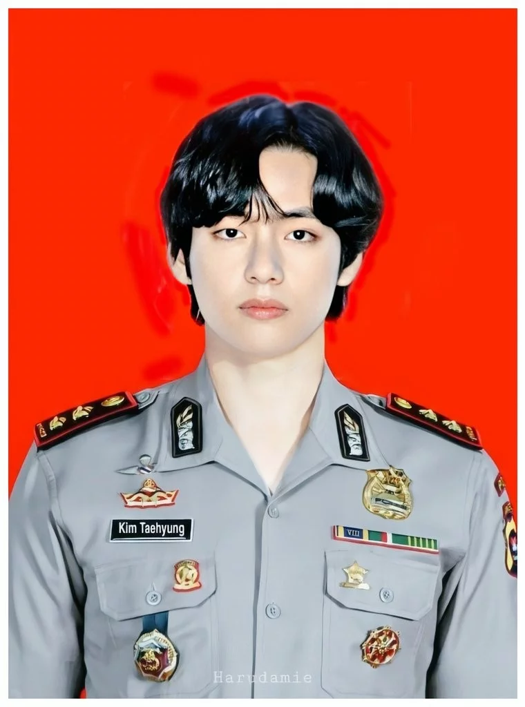 9 Potret Member BTS Diedit Pakai Seragam Polisi Ini Bikin Tercengang! Kreatif Abis