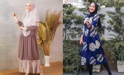 10 Inspirasi Long Dress Hijab Ala Erica Putri, Tampil Anggun dan Menawan