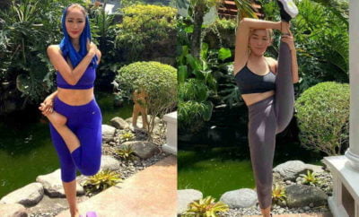 Tubuh Bak Karet, 10 Potret Gaya Inul Daratista Olahraga Yoga Bikin Syok