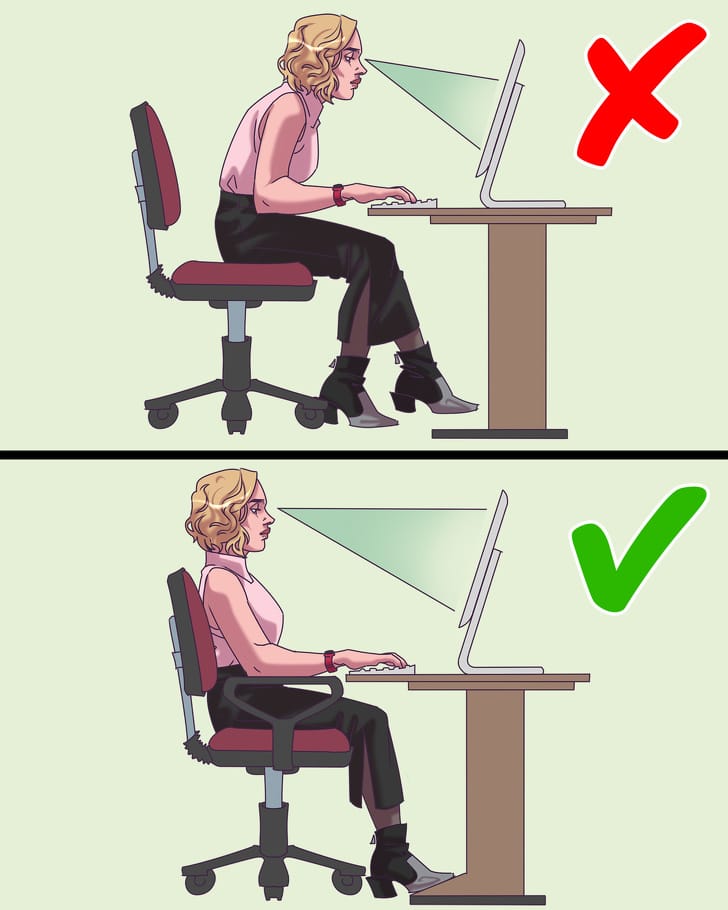 Jangan Lakukan 10 Kebiasaan Duduk  Ini Saat Bekerja 