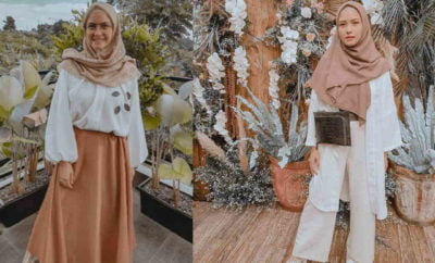 Suka Warna Kalem, 10 OOTD Hijab Revalina S Temat ini Cocok untuk Segala Usia