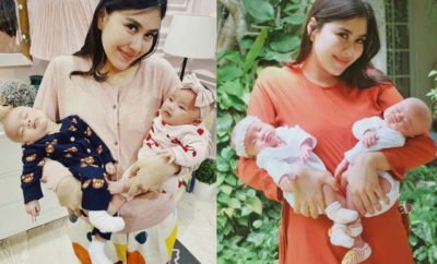 10 Potret Gemas Syahnaz Bersama Bayi Kembarnya Zayn dan Zunaira