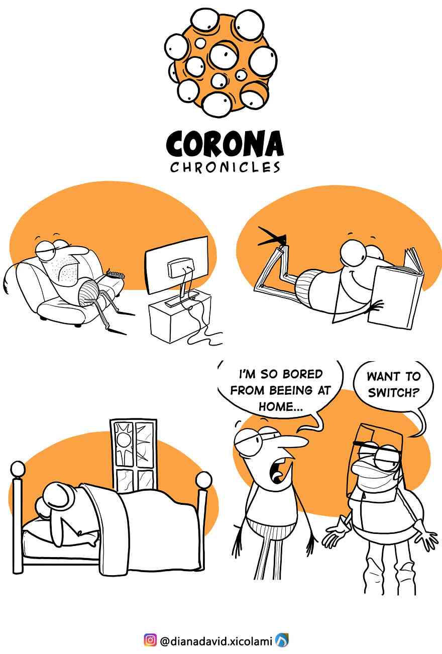 Relate Banget! 10 Komik Ini Gambarkan Kondisi Saat Ini AKibat Corona