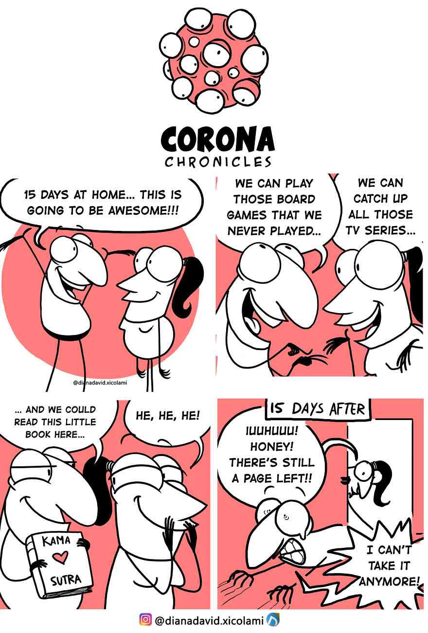 Relate Banget! 10 Komik Ini Gambarkan Kondisi Saat Ini AKibat Corona