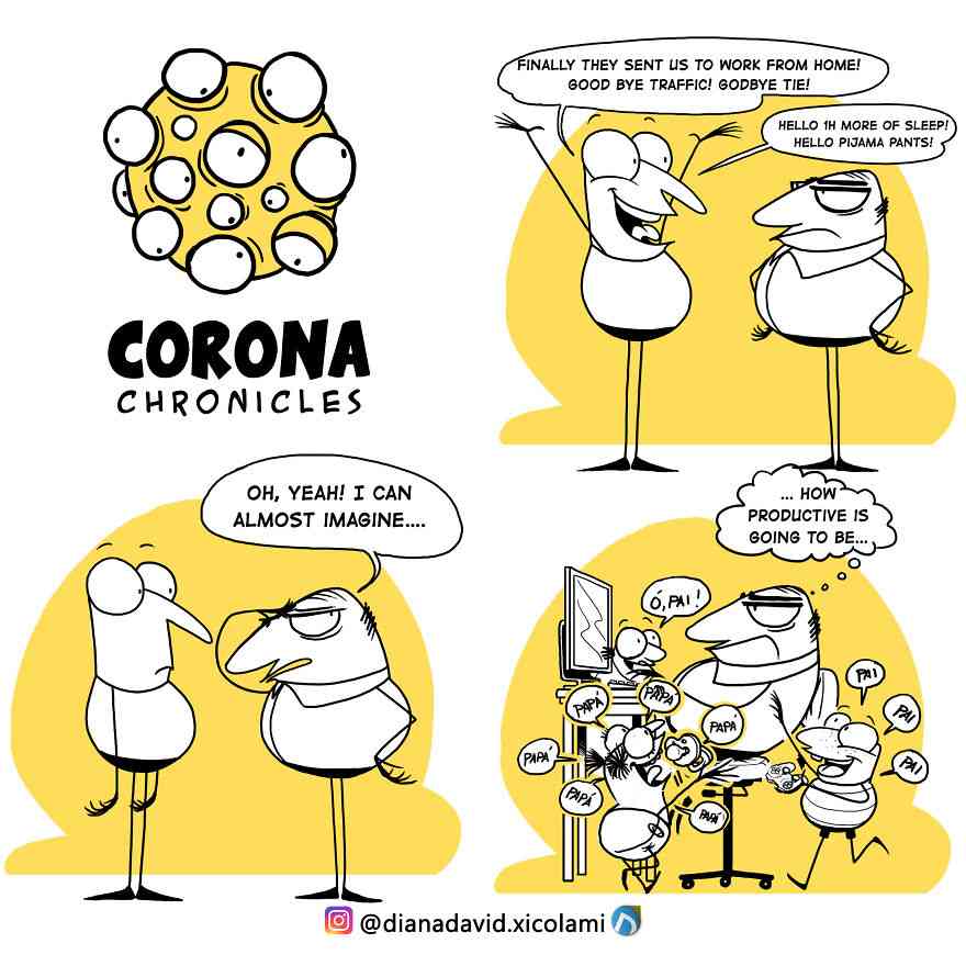 Relate Banget! 10 Komik Ini Gambarkan Kondisi Saat Ini AKibat Corona