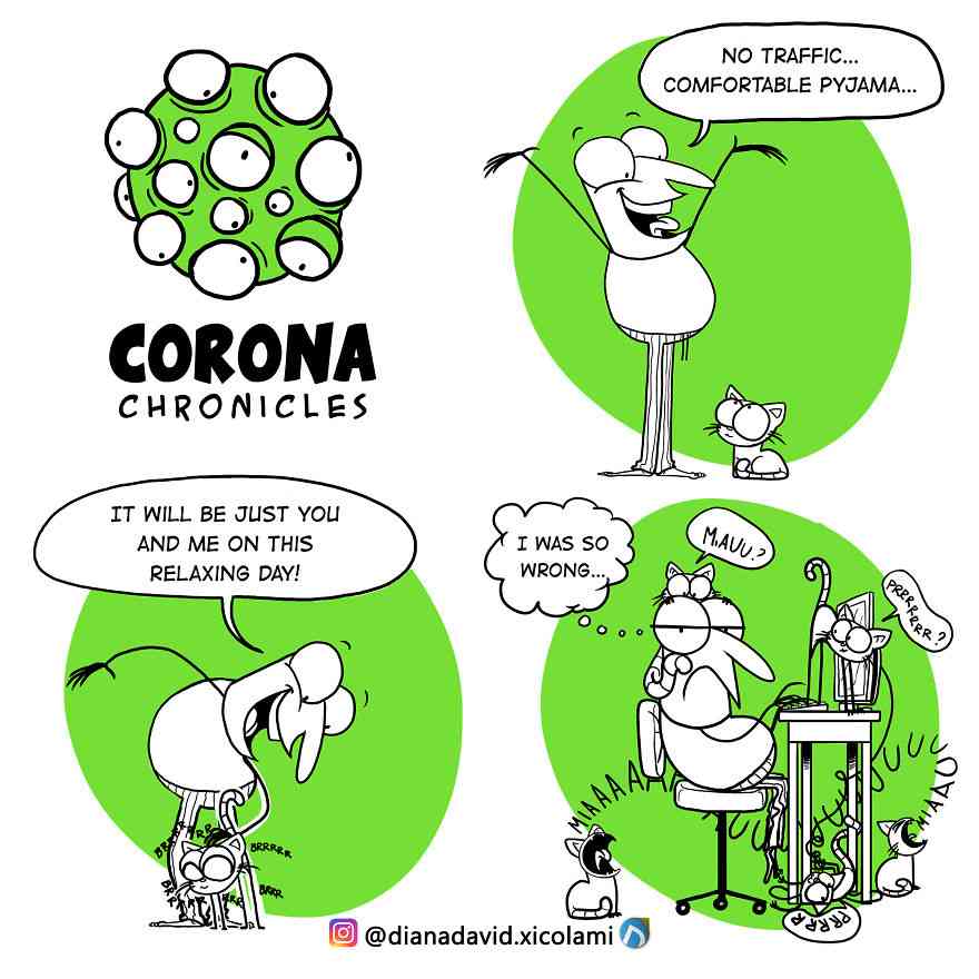 Relate Banget! 10 Komik Ini Gambarkan Kondisi Saat Ini AKibat Corona