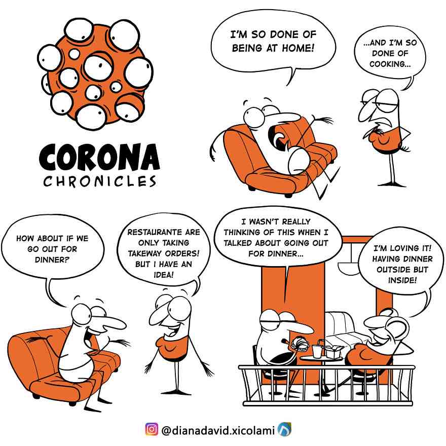 Relate Banget! 10 Komik Ini Gambarkan Kondisi Saat Ini AKibat Corona