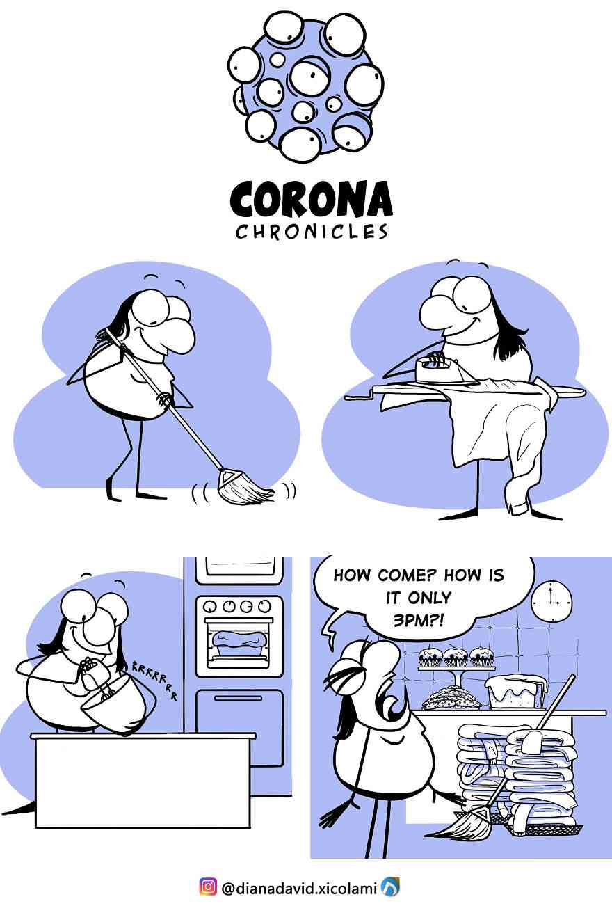 Relate Banget! 10 Komik Ini Gambarkan Kondisi Saat Ini AKibat Corona