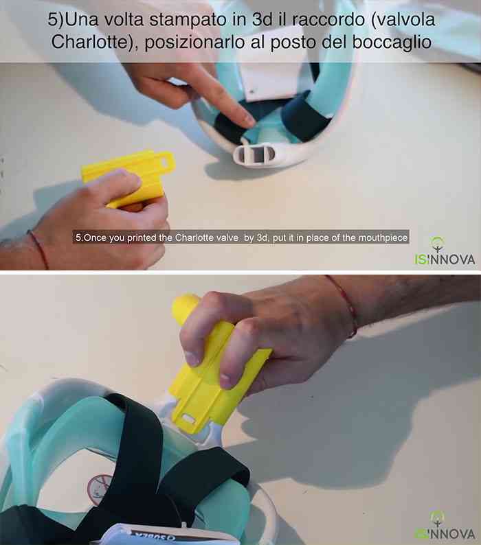 Inovatif!  Insinyur di Italia mengubah masker selam menjadi ventilator