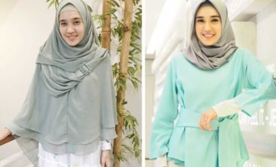 10 Inspirasi Hijab Syar'i Ala Dhini Aminarti, Cocok Banget untuk Lebaran
