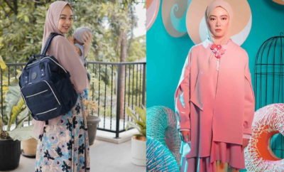 10 Outfit Gamis Syar'i Ala Lindswell Kwok, Cantik dan Bikin Adem