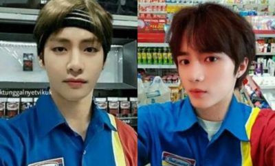 Ngakak Abis! Ini 10 Foto Editan Idol Kpop Kenakan Seragam Minimarket