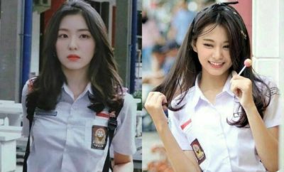 15 Foto Editan Idol KPop Pakai Baju Seragam, Bikin Kangen Sekolah