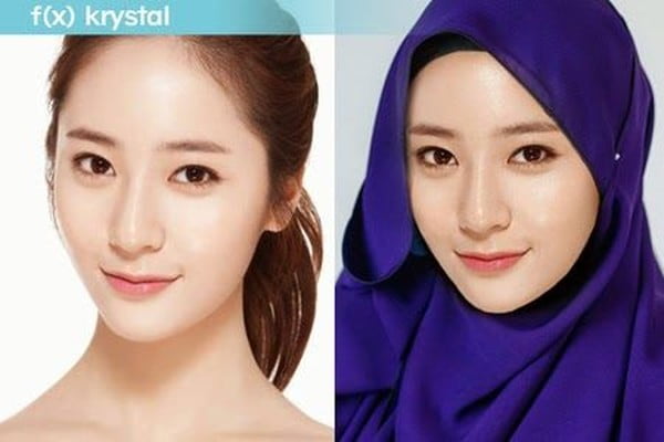 Edisi Ramadhan, 14 Foto Editan Artis Korea Pakai Hijab Ini Bikin Kesemsem