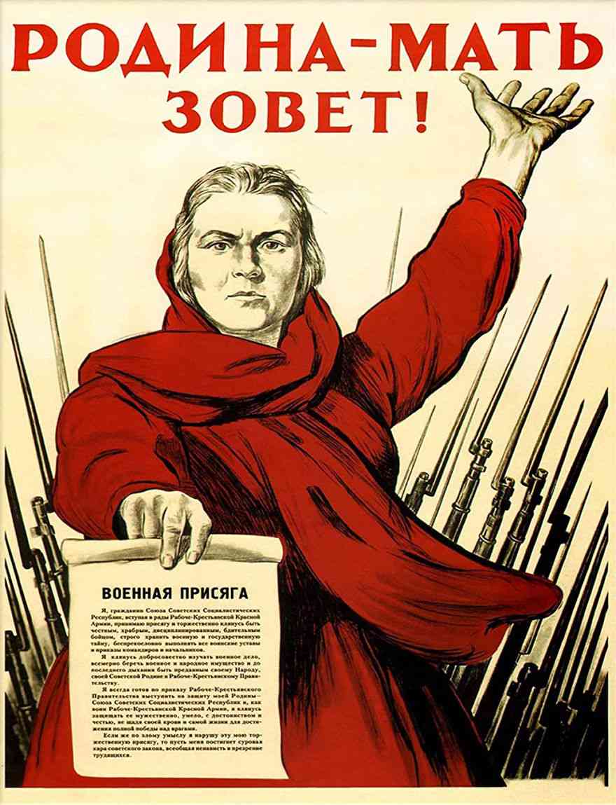 Kreasi Ulang Poster Propaganda Soviet Jadi Poster Covid-19