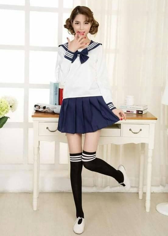 Berbagai jenis seragam sekolah untuk anak perempuan di Jepang