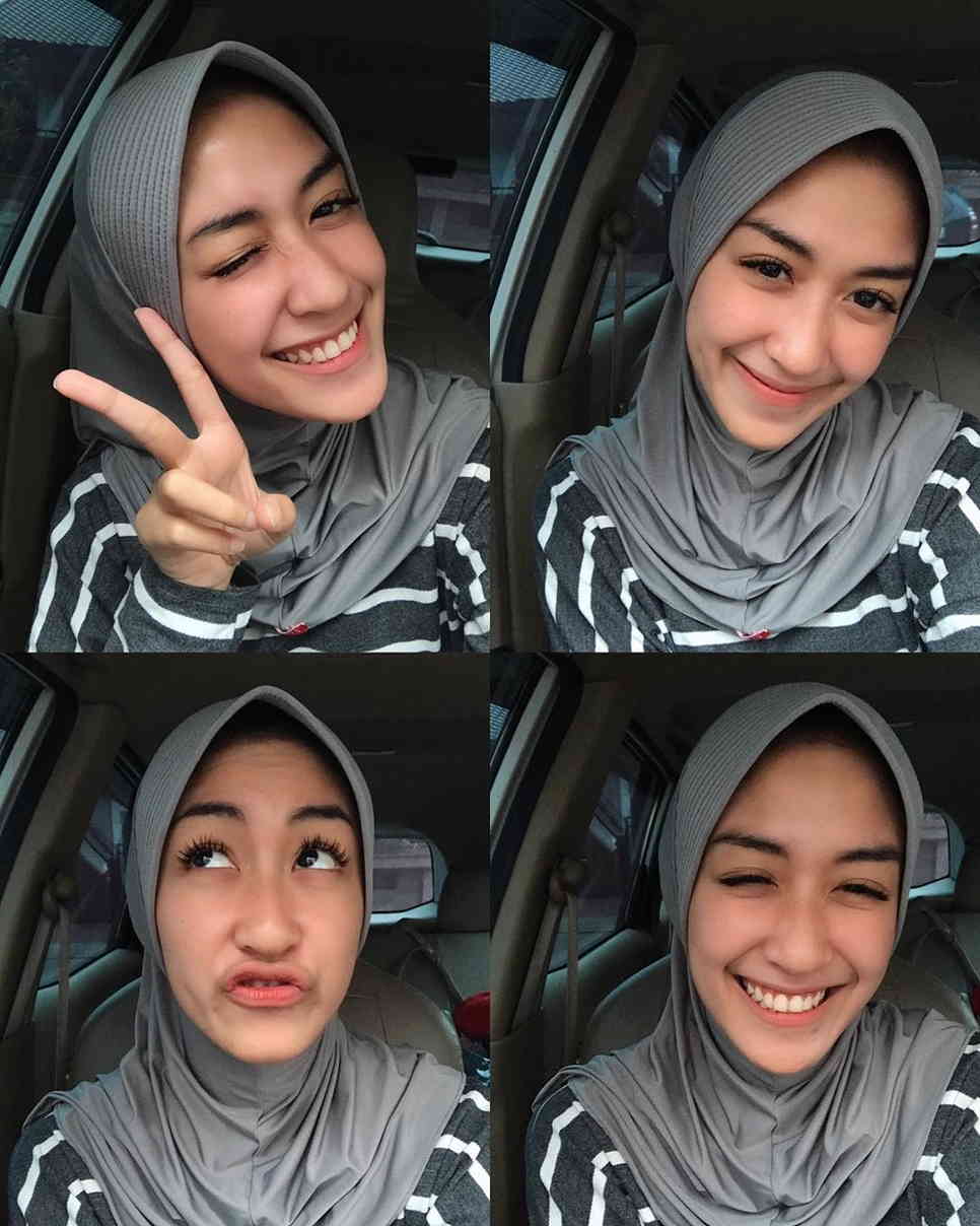 10 Gaya Hijab Icha Anisa, Pemain FTV yang Miliki Pesona Adem
