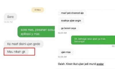 10 Chat Driver Ojek Online dan Pelanggan yang Nggak Nyambung