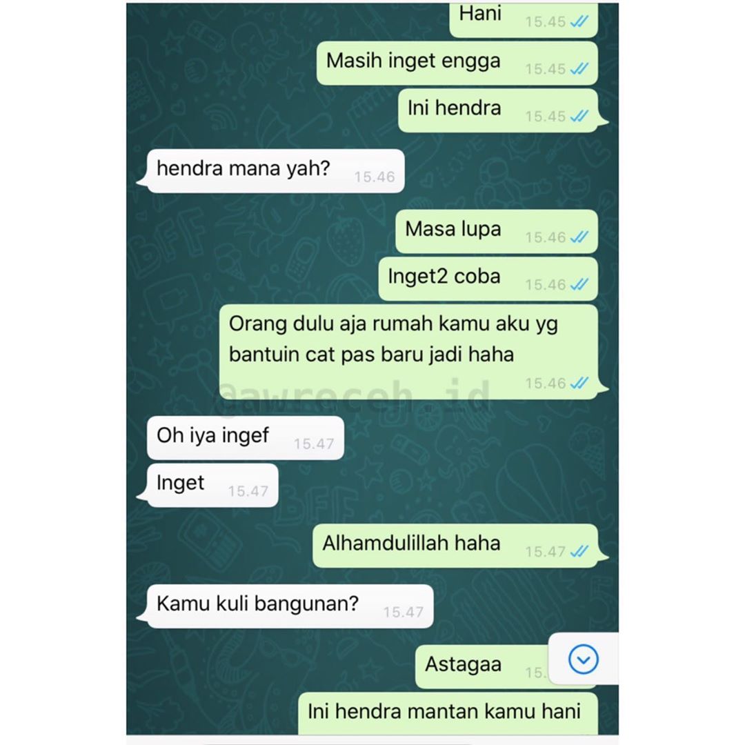 Chat Wa Lucu Sama Gebetan Kataccp