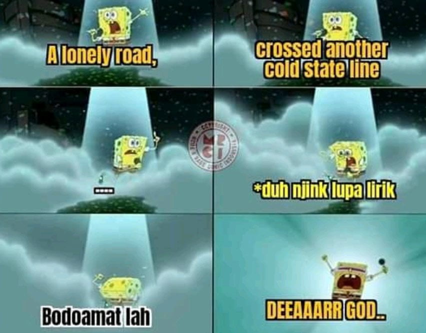 Konyol Abis! 10 Meme Lucu Spongebob Ini Bisa Bikin Kamu Ketawa Geli
