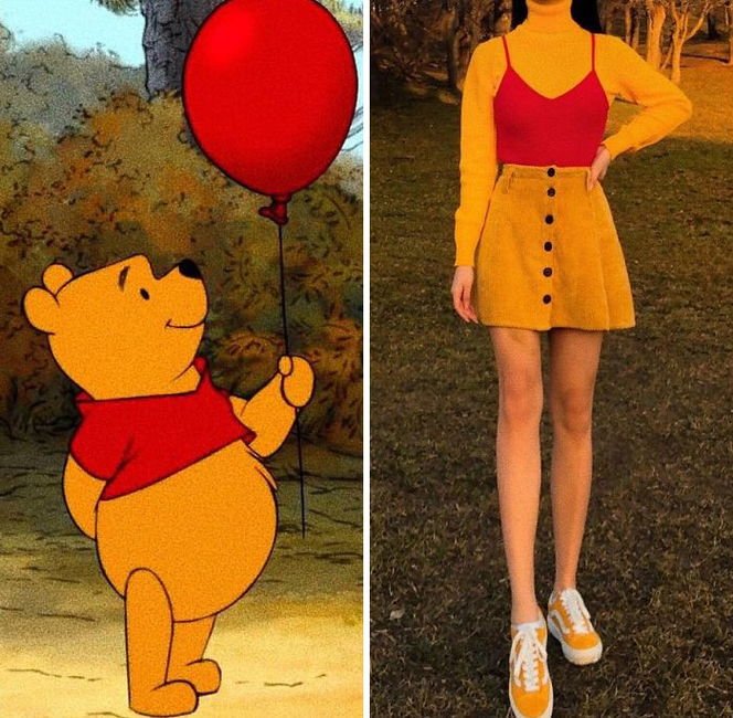10 Copy Style Karakter Pop Dari Winnie the Pooh Sampai Sailormoon, Mirip Aslinya!