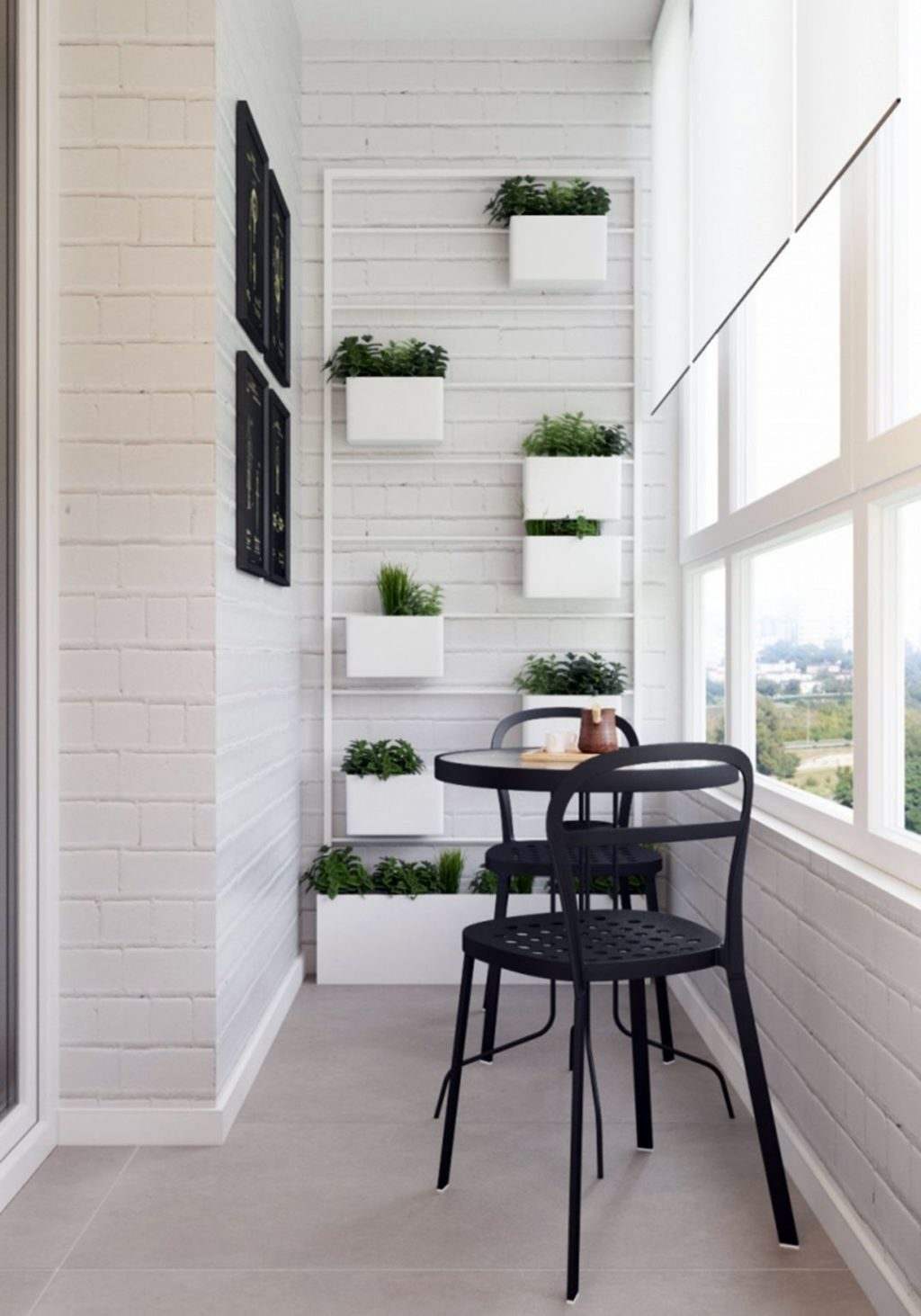 10 Ide Desain Balkon  Minimalis Cocok untuk Pasangan Muda 