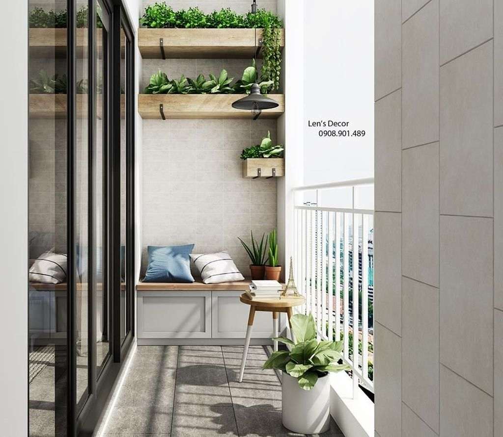 10 Ide Desain Balkon  Minimalis Cocok untuk Pasangan Muda 