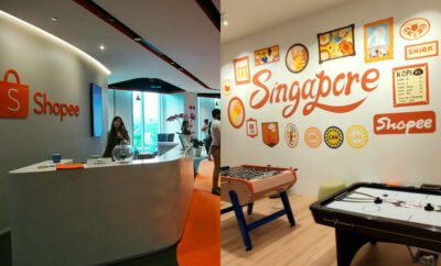 10 Potret Kantor Shoppe di Singapura, Cerah dengan Serba Oranye