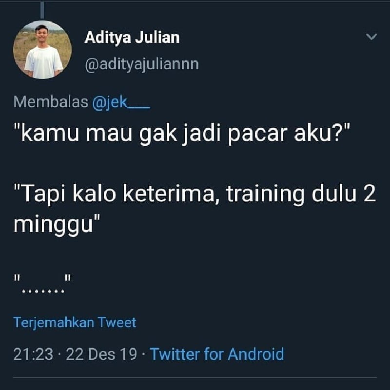 Ngeselin 7 Cuitan Nembak Cewek Jawabannya Seperti 