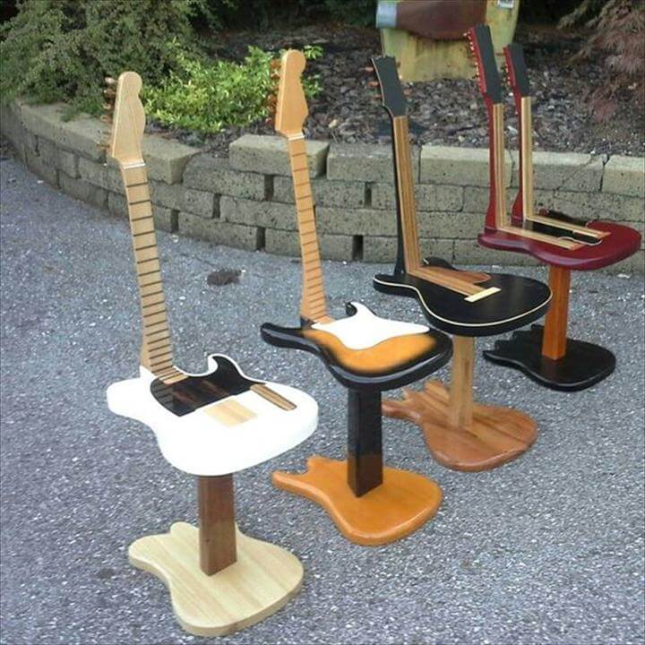 10 Ide Permak Gitar untuk Interior Rumah, Bisa jadi Rak