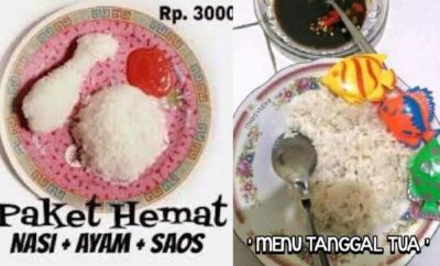 10 Potret Makanan dan Minuman Ala Anak Kos, Ada yang Nggak Layak Dimakan