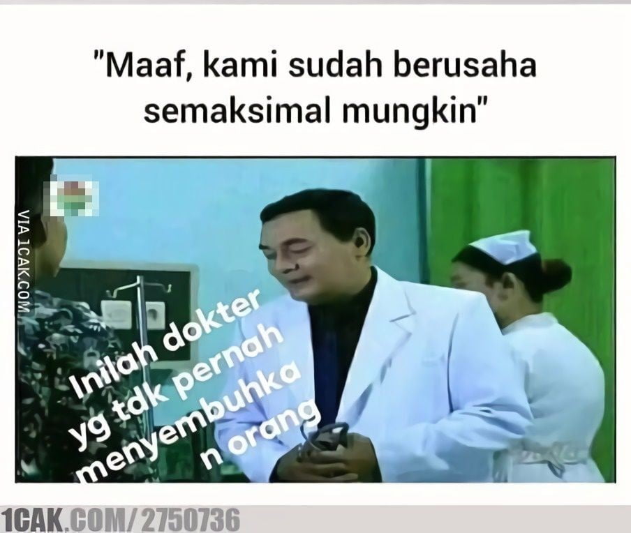 Dijamin Ngakak Kumpulan Meme Konyol  Adegan Dokter di 