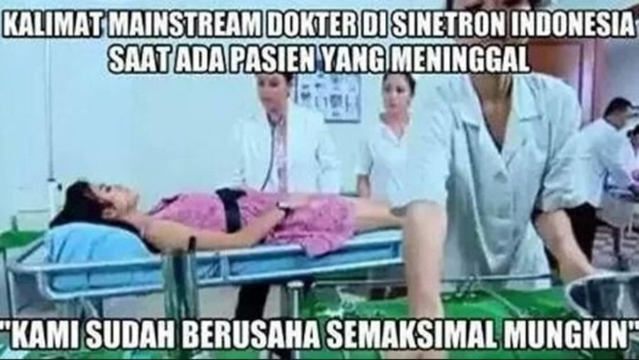 Dijamin Ngakak! Kumpulan Meme Konyol Adegan Dokter di Sinetron Indonesia