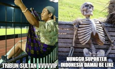 10 Meme Tipe-tipe Fans Bola yang Kocak Banget, Kamu yang Mana?