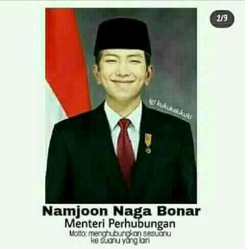 Kocak! 7 Potret Idol KPop Jadi Jajaran Menteri Indonesia