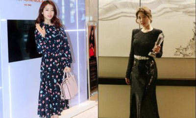 Tampak Menawan, 10 Pesona Park Shin Ye dengan Balutan Dress