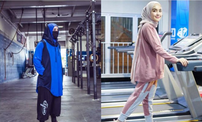 10 Ide Outfit  Hijab  untuk Olahraga  Tetap Nyaman dan 