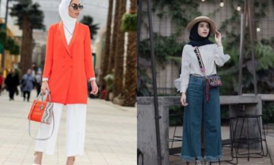 10 Ide Padu Padan Hijab dengan Celana Kulot, Kekinian Abis