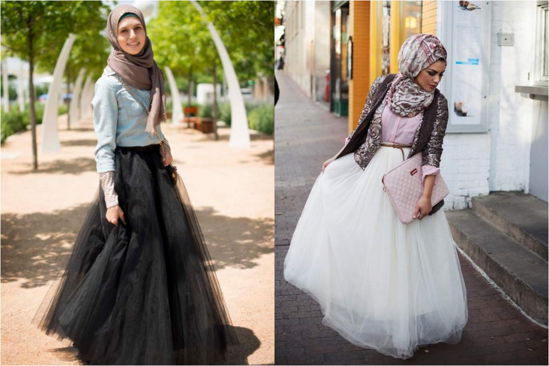 Tampak Menawan dengan 10 Inspirasi Rok Tutu Dipadukan dengan Hijab