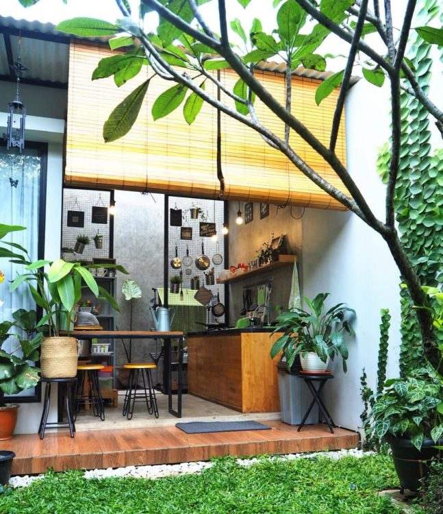 10 Inspirasi Desain Dapur Outdoor yang Bikin Masak jadi Semangat