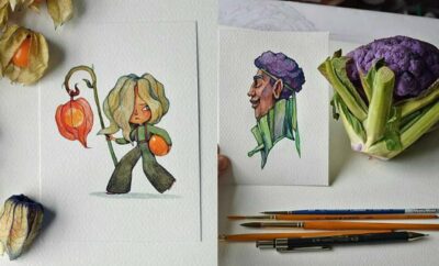Kreatif, 9 Potret Buah dan Sayur Berbentuk Karakter Kartun Lucu