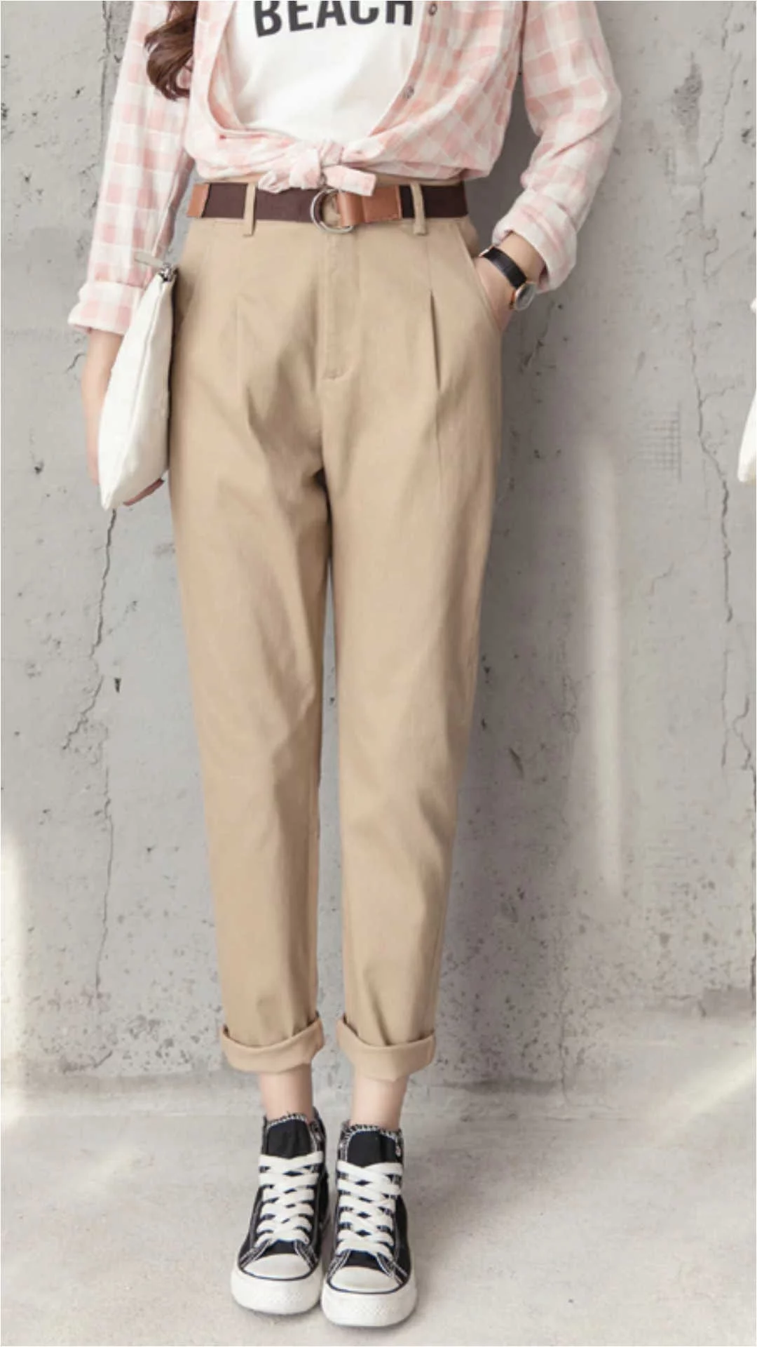 Bak Unnie Drakor, 10 OOTD Celana Kream Ala Korea yang Mudah Ditiru
