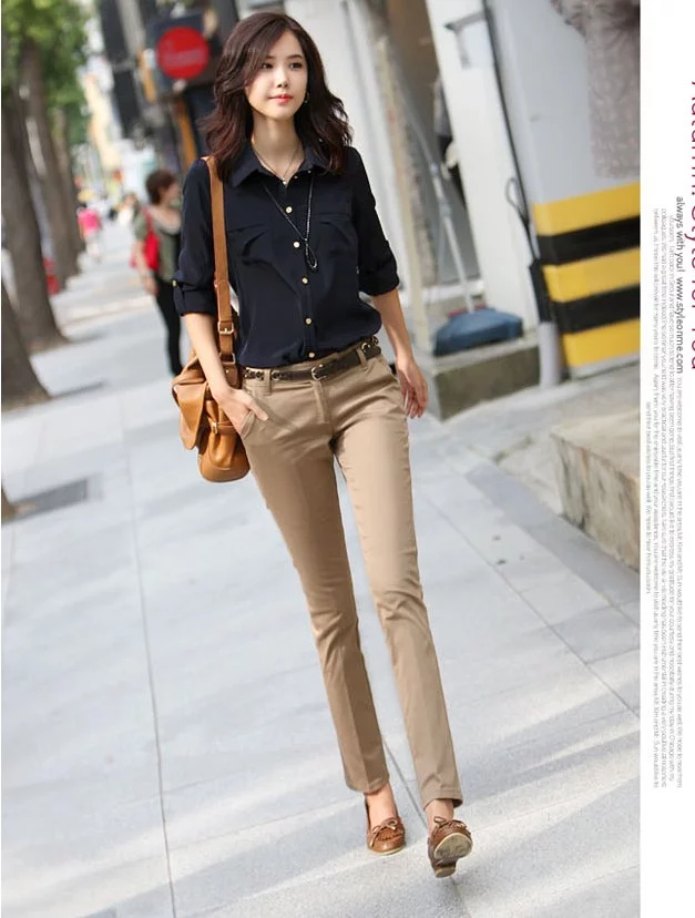 Bak Unnie Drakor, 10 OOTD Celana Kream Ala Korea yang Mudah Ditiru